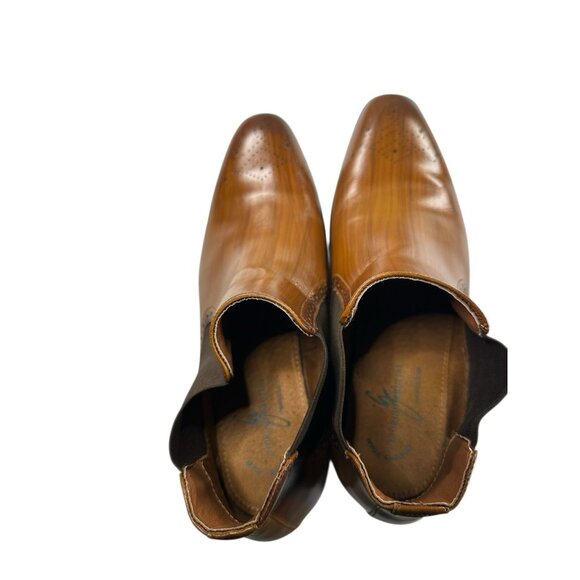 Giorgio Brutini Mens Size 10.5 M Brown Leather Slip On Chelsea Boots - Picture 7 of 8